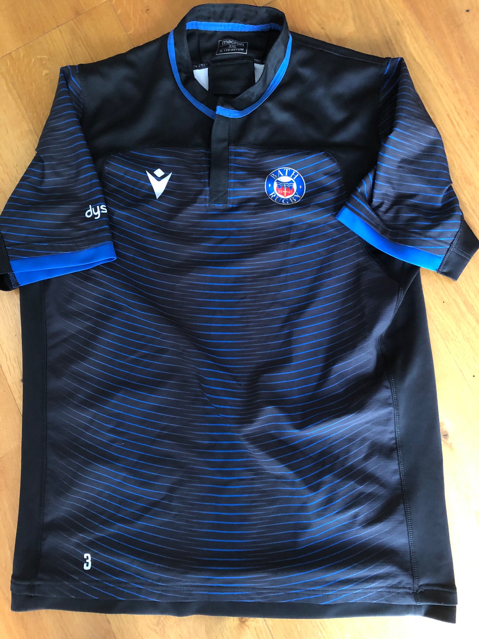 Ruaridh McConnichie - Bath Rugby Training Shirt [Black,& Blue]