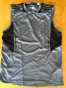 Ollie Lindsay-Hague - Adidas Gym Vest  [Black & Grey]