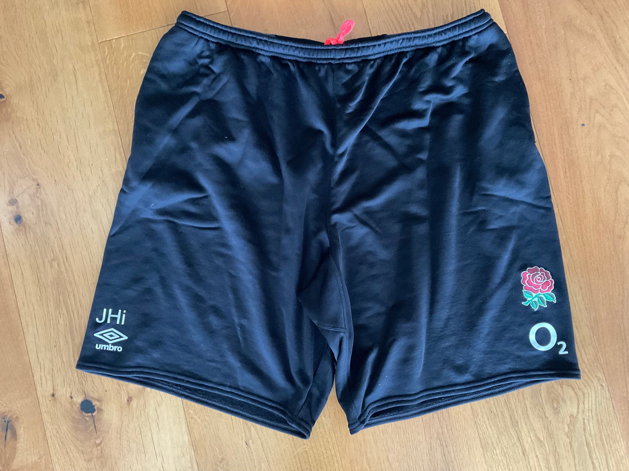 Jonny Hill - England Rugby Heavyweight Gym Shorts  [Black]